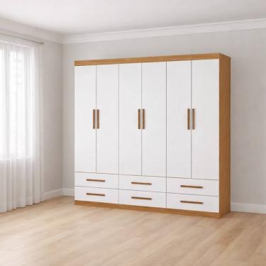 Imagem de Guarda Roupa 6 Portas 6 Gavetas Unique -Grand Line