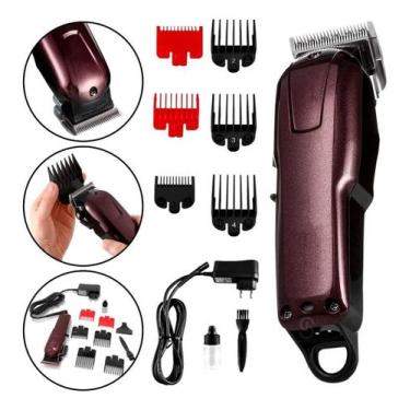 Imagem de Máquina Cortar Cabelo Kemei 2600 Profissional envio - Shopbr