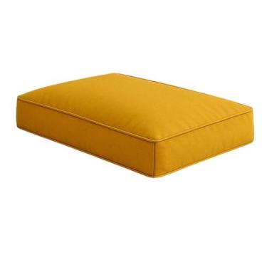 Imagem de Caminha Futon Pet M Veludo 82x62 Mostarda - AMOFADAS
