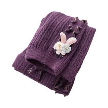 Imagem de Meias-calças De Malha Para Meninas, Leggings Quentes Para Outono E Inv