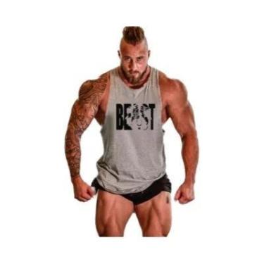 Imagem de Camiseta Regata Masculina Para Musculação, Fitness E Corrida Com Estam