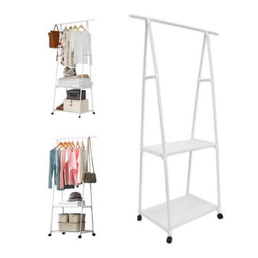 Imagem de Arara de Roupas Sapateira Cabideiro Closet Guarda Roupa Movel Pratelei