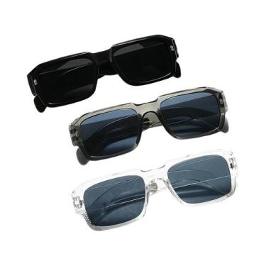 Imagem de Óculos De Sol Retrô Unissex Em Formato Quadrado Para Festas, Atividade