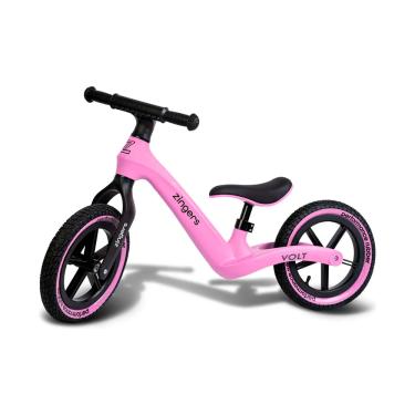 Imagem de Bicicleta de Equilíbrio Infantil Zingers Volts Aro 12 Sem Pedal Rosa