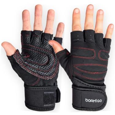 Imagem de Luva de Treino Para Academia Bike Ciclismo Masculina Feminina Meio Dedo-Unissex