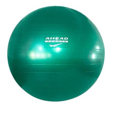 Imagem de Bola de Pilates 75cm Ahead Sports As1225c Verde, Verde, Único