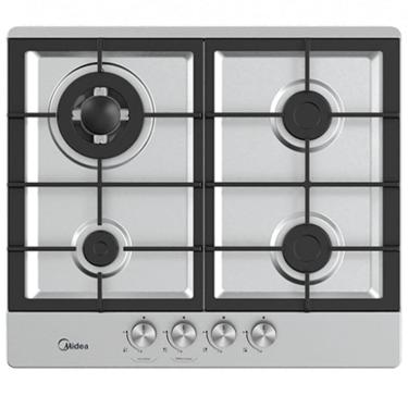 Imagem de Cooktop a Gás Midea 4 Bocas com Mesa em Inox - CYB4B