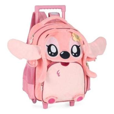 Imagem de MOCHILA RODINHAS STITCH ANGEL PELÚCIADO DISNEY IC42422S-Feminino
