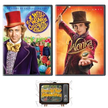 Imagem de Generic Coleção De Dvds Wonka: A Fantástica Fábrica Chocolate (1964) / (2023) + Incluindo Cartão Arte Bônus