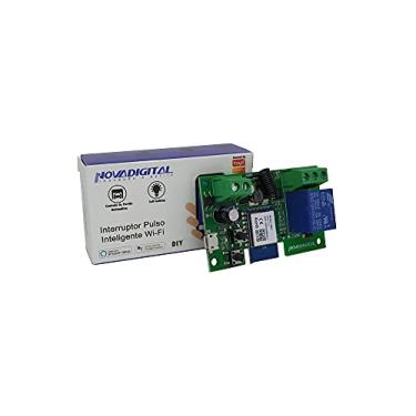 Imagem de Interruptor Pulso Inteligente Wi-fi 7v 32v Automação Para Portão De Garagem, Persiana, Fechadura Eletrônica Compatível com Alexa