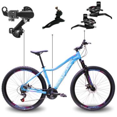 Imagem de Bicicleta Aro 29 Quadro Rebaixado SAIDX Beauty 21 Marchas Freio Disco,