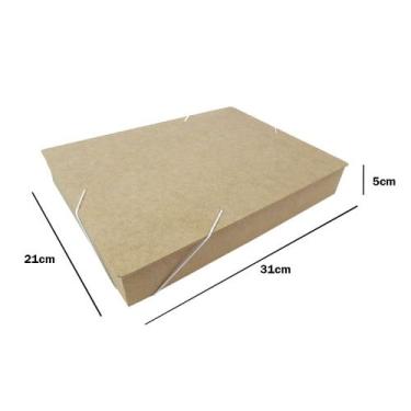 Imagem de Pasta com Elástico com Tampa Almofada - 31x21x5cm - MAD. CARMINDO