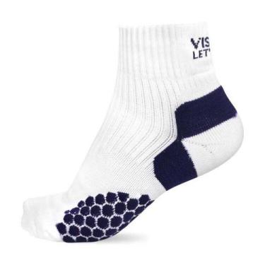 Imagem de Meias Vistho Let's Go, Bco, Marinho, 39/43