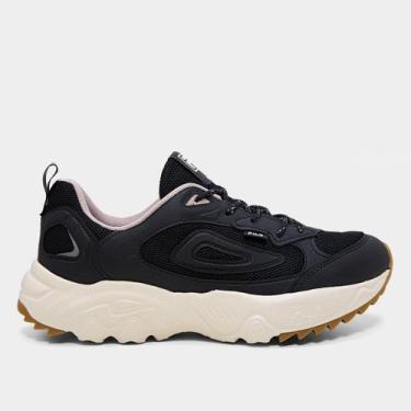 Imagem de Tênis Fila Venture Tracer 3 Masculino, Preto, Bege, 40