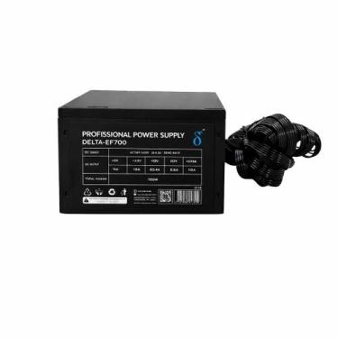 Imagem de Fonte 700W ATX para PC Gamer Desktop Bivolt 110-240V Cooler 120mm Sile