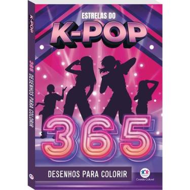 Imagem de Livro - Estrelas do K-Pop - 365 desenhos para colorir