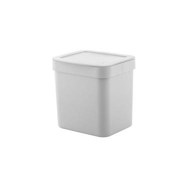 Imagem de Lixeira para pia da cozinha Ou 2,5L Linha Trium, Branco