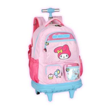 Imagem de Mochila de Rodas My Melody Mala Viagem Meninas Escolar Kids - UP4YOU -
