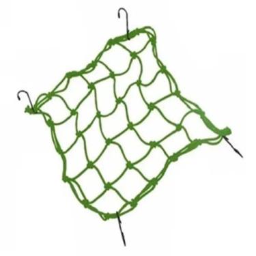 Imagem de Rede Elástica Aranha P/Moto Capacete Bagageiro 35 cm X 35 cm - Idea, V
