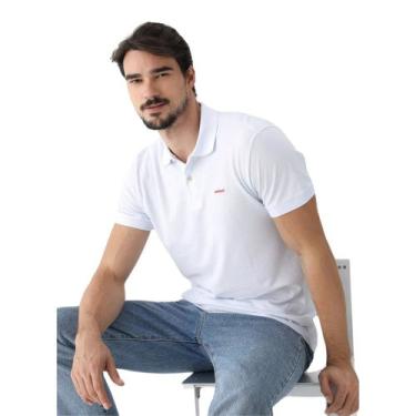 Imagem de Camisa Polo Masculina Colcci Cores Neutras, Branco, M