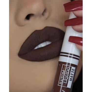 Imagem de Batom Líquido Matte MaHav Cor Chocolate