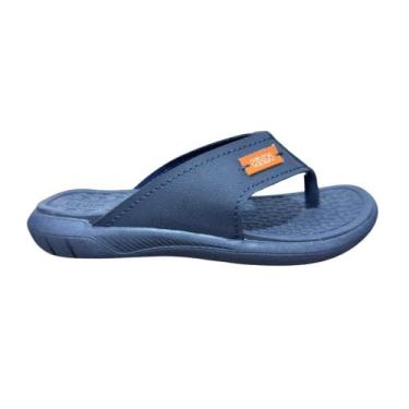 Imagem de Chinelo Klin Urban Infantil - 129175, 30, Marinho, Laranja