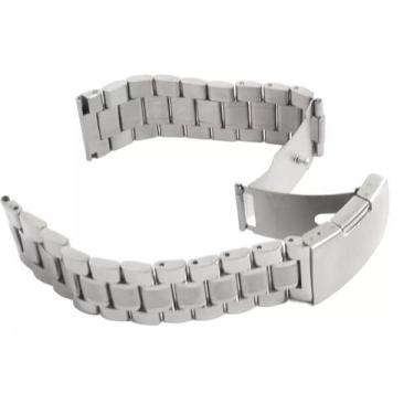 Imagem de Pulseira Relógio Aço 22mm, Botão lateral no Fecho.LC129 - Marcofox, 22