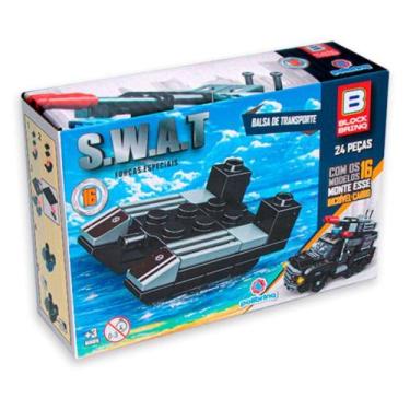 Imagem de Brinquedo S.W.A.T Forças Especiais Blocos de Montar - Polibrinq