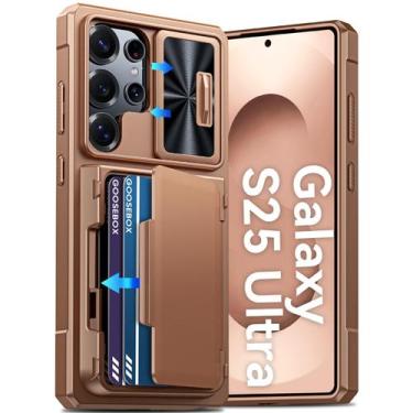 Imagem de Capa para celular GooseBox Galaxy S25 Ultra 6.9", carteira RFID