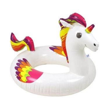 Imagem de Boia Inflável Circular Infantil Unicórnio 149900 BelFix