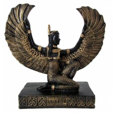 Imagem de B48460 - estátua isis asas abertas 11cm - un - B.E.