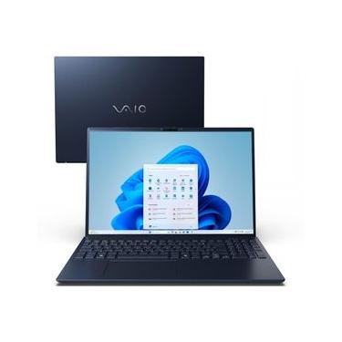 Imagem de Notebook VAIO FE16 AMD Ryzen 5-5625U Windows 11 Home 8GB RAM 256GB SSD 16 IPS WUXGA Antirreflexo - Cinza Grafite