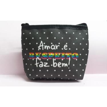Imagem de Nécessaire Porta Moeda  12X 9 X 3CM - KOPECK, Cinza