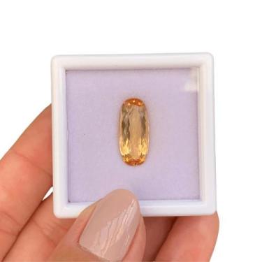 Imagem de Topázio Imperial Laranja Oval 6,21ct - SP GEMAS