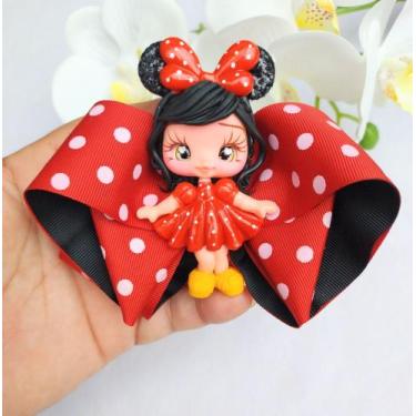 Imagem de Laço grande Vermelho - CleuzaArts, Vermelho,Preto, Rosa