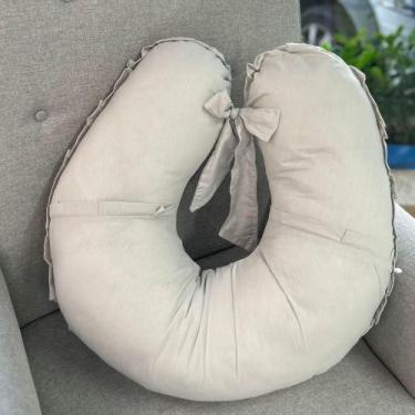 Imagem de Almofada Amamentação Prática - Cinderela Baby, Bege