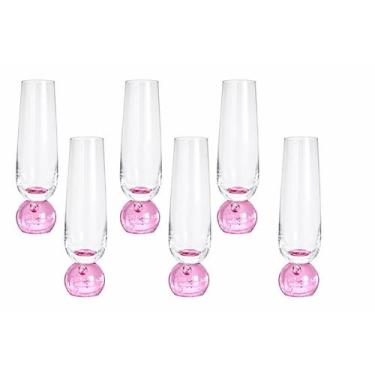 Imagem de KIT 6 Taças de Vidro champagne base em esfera 300ml TUUT