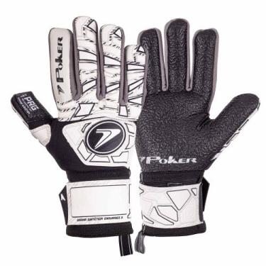 Imagem de Luva de Goleiro Poker Endurance III Profissional, Branco, 9