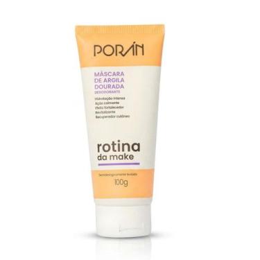 Imagem de Máscara de Argila Dourada 100g Poran Facial Ação Purificante e Ilumina