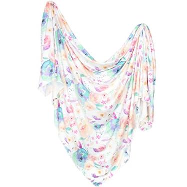 Imagem de Cobertor de Pérola de Cobre, Grande Cobertor de Tricô Premium para Bebês, Florais, Bloom