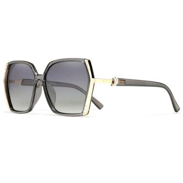 Imagem de Óculos de Sol Feminino Polarizado Retro Design Elegante borboleta com Proteção Uv400