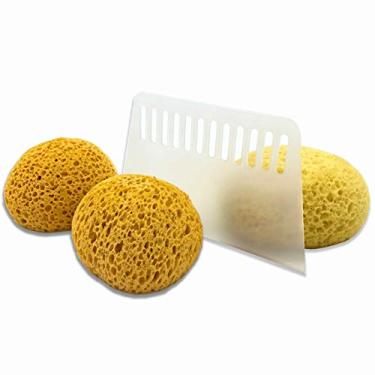 Imagem de Esponja de textura Knockdown, pacote com 3 esponjas de textura de drywall, esponja de textura de teto para remendos de drywall, reparo de drywall, teto de pintura DIY