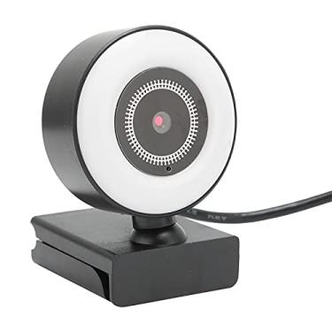 Imagem de ASHATA Webcam 1080P com microfone, câmera web USB 2.0 HD, Plug and Play, para videoconferência, jogos, transmissões ao vivo, aulas online, para 2000 / XP/win7 8/10