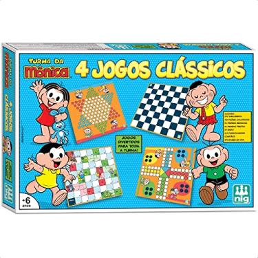 Imagem de Jogo 4 Jogos Clássicos Turma da Mônica, Nig Brinquedos