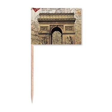 Imagem de Arco do Triumphal Melhor Paris Palito de Dente Marcador Topper Decoração de Festa