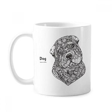 Imagem de Caneca Paint Puppy Friend Company cerâmica cerâmica café xícara de porcelana louça
