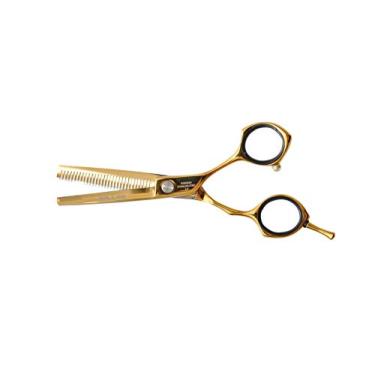 Imagem de Salles Profissional Tesoura Profissional Desfiadeira 5.5 Polegadas Dourado