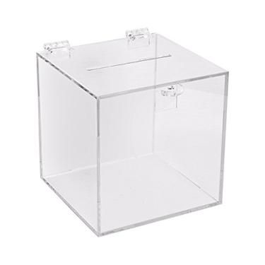 Imagem de Urna 15x15x15cm de acrílico transparente