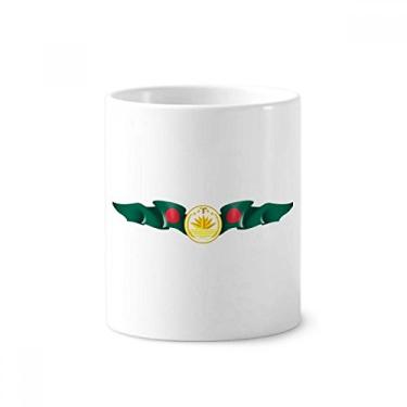 Imagem de Bangladesh Nacional Emblema Country Escova de Dentes Caneca, Suporte de Cerâmica