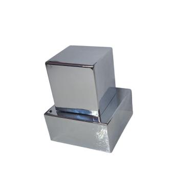 Imagem de Acabamento para Registro Quadrado em ABS Cromado